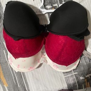 Three brand new bras. Size 42 D